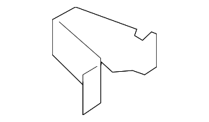 1C0867388 - : Upper Center Pillar Trim Clamp for Audi Image