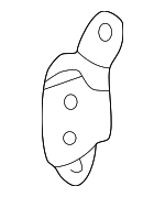 6871033020 - Body: Upper Hinge for Toyota: MR2 Spyder Image