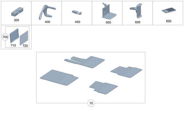 5853200 - Interior Equipment: Protective Covering for Mercedes-Benz: 180A, 180b, 220a, A220, A35 AMG, AMG GT 43, AMG GT 53, AMG GT 63, AMG GT 63 S, AMG GT 63 S E Performance, C250, C300, C350, C350e, C400, C450 AMG, C63 AMG, CLA250, CLA35 AMG, CLA45 AMG, CLA45 AMG S, CLS450, CLS53 AMG, E300, E350, E43 AMG, E53 AMG, E63 AMG S, EQB 250+, EQB 300, EQB 350, G55 AMG, G550, G550 4x4, G63 4x4 Squared AMG, G63 AMG, G65 AMG, GL350, GL450, GL550, GL63 AMG, GLA250, GLA35 AMG, GLA45 AMG, GLB250, GLB35 AMG, GLC300, GLC43 AMG, GLC63 AMG, GLC63 AMG S, GLE300d, GLE350, GLE400, GLE43 AMG, GLE450, GLE450 AMG, GLE450e, GLE53 AMG, GLE550e, GLE580, GLE63 AMG, GLE63 AMG S, GLK250, GLK350, GLS350d, GLS450, GLS550, GLS580, GLS63 AMG, Maybach GLS600, Maybach S550, Maybach S560, Maybach S600, Maybach S650, ML250, ML350, ML400, ML550, ML63 AMG, S450, S550, S550e, S560, S600, S63 AMG, S65 AMG Image