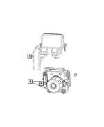 68113348AA - Brakes: Hex Flange Nut And Washer for Mopar Image