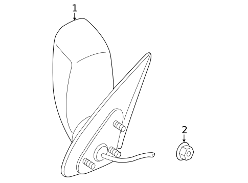 Outside Mirrors for 2009 Dodge Durango #0