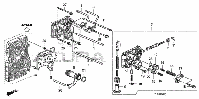 AT Regulator Body for 2010 Acura TSX #0