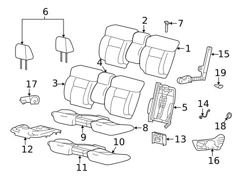 Front Seat Components for 2007 Ford F-150 #6