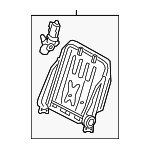 7920308030 - Body: Seat Back Frame for Toyota: Sienna Image