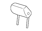 T4A49450LKP - : Headrest, Center for Jaguar: F-Pace, I-Pace Image