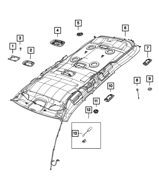 68086774AA - Interior Trim: Tapping Screw for Mopar Image image