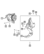 6106230AA - Air Conditioners and Heaters: Hex Head Screw for Mopar Image