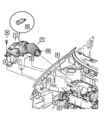 6035424 - Fuel: Hex Head Tapping Screw And Washer for Mopar Image