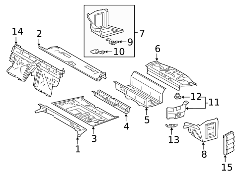 Rear Floor & Rails for 2023 Toyota GR Supra #0