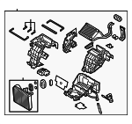 97205B1300 - HVAC: AC &amp; Heater Assembly for Hyundai Image