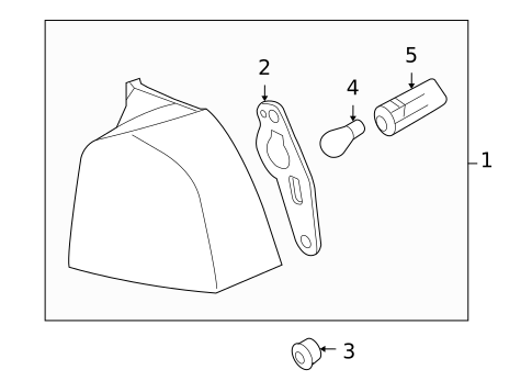 Bulbs - Chassis for 2008 Volvo XC70 #1