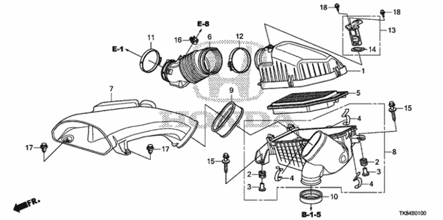 Air Cleaner for 2012 Honda Odyssey #0