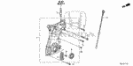900045K0A00 - Engine: BOLT, FLANGE (8X92) for Honda Image