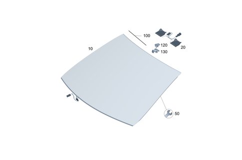 Windshield for 2025 Mercedes-Benz Maybach S580 #0