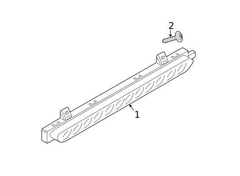 High Mounted Stop Lamp for 2019 Mini Cooper Clubman #0