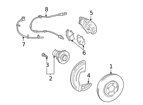 Disc Pads & Brake Shoes for 2006 Lincoln LS #0