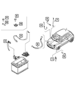 68656284AA - Electrical: Battery Negative Wiring for Mopar Image