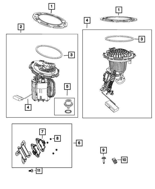 68586131AC - : Pickup / Level Unit Module Kit for Mopar Image
