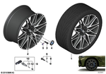 36118093564 - : Wheel, Alloy for BMW Image