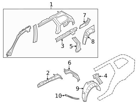Inner Structure for 2010 BMW 328i #0