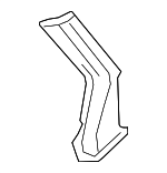 41217178209 - Body: Upper Pillar Reinforced for BMW: 325xi, 328i, 328i xDrive, 328xi Image