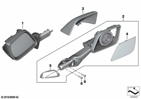 Mirrors, Trim, Storage Compartments for 2022 BMW-Motorrad K 1600 B #0