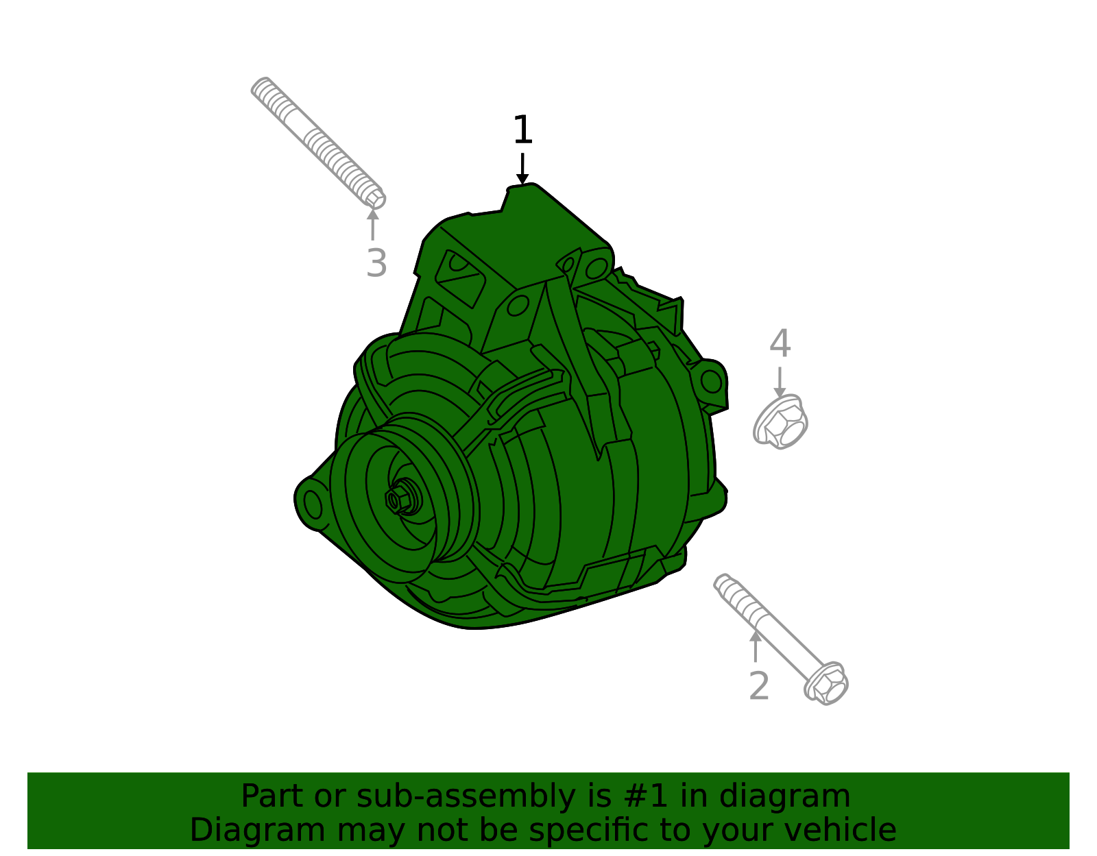 2012-2019 GM Alternator 23106528 GM | GMPartsDirect.com