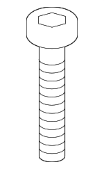 90014604900 - : High Mount Lamp Screw for Porsche Image