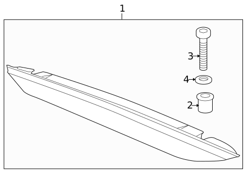 High Mounted Stop Lamp for 2011 Porsche Boxster #0