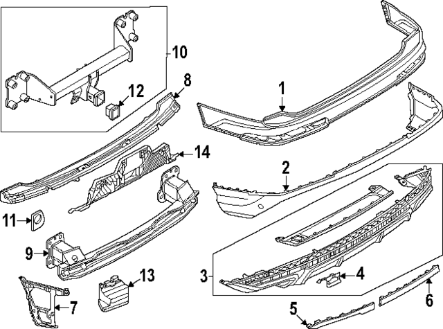 4M0807434AFRU6 - Body: Spoiler Assembly for Audi Image