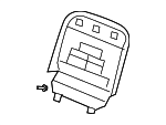 81128STKA02ZA - Body: Seat Back Panel for Acura Image