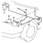 61121378312 - Electrical: Harness for BMW: 525i, 525iT, 530i, 535i, 540i, 735i, 735iL, 750iL, M5 Image