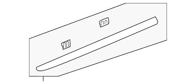 2019-2025 Acura RDX Center Molding 72352-TJB-A11ZA | OEM Parts Online