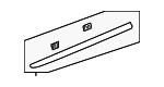 72312TJBA11ZA - Body: Center Molding for Acura Image