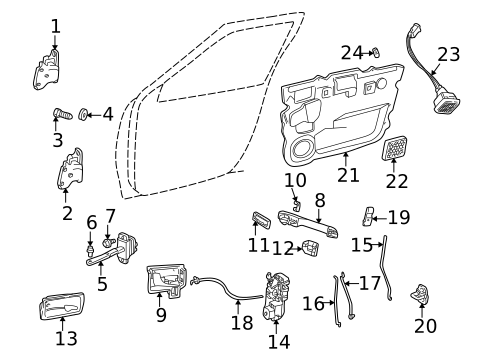 Front Door for 2002 Land Rover Range Rover #1