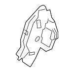 51227445047 - Body: Lock for BMW: 330e, 330e xDrive, 330i, 330i xDrive, 430i Gran Coupe, 430i xDrive Gran Coupe, i4, M3, M340i, M340i xDrive, M440i Gran Coupe, M440i xDrive Gran Coupe, X1 Image