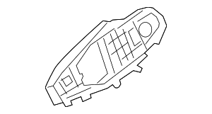 51219881780 - Body: Handle Base for BMW: 228 xDrive Gran Coupe, 228i Gran Coupe, 228i xDrive Gran Coupe, 330e, 330e xDrive, 330i, 330i xDrive, M235i xDrive Gran Coupe, M3, M340i, M340i xDrive, Z4 Image