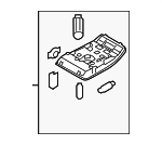 8T0947140ET1 - Body: Map Lamp Assembly for Audi: A4, A4 Quattro, A5 Quattro, allroad, Q5, RS5, S4, S5, SQ5 Image