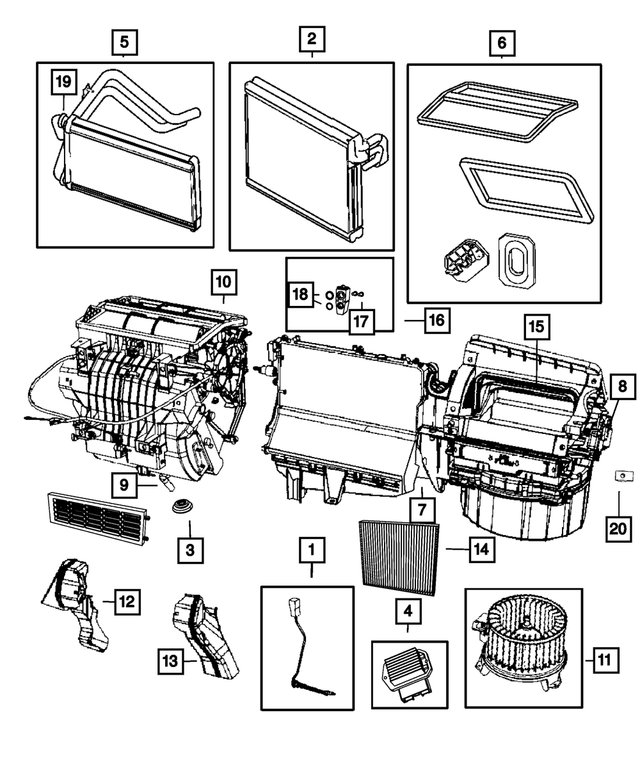 5058576AA - Air Conditioners and Heaters: Drain Grommet for Mopar Image