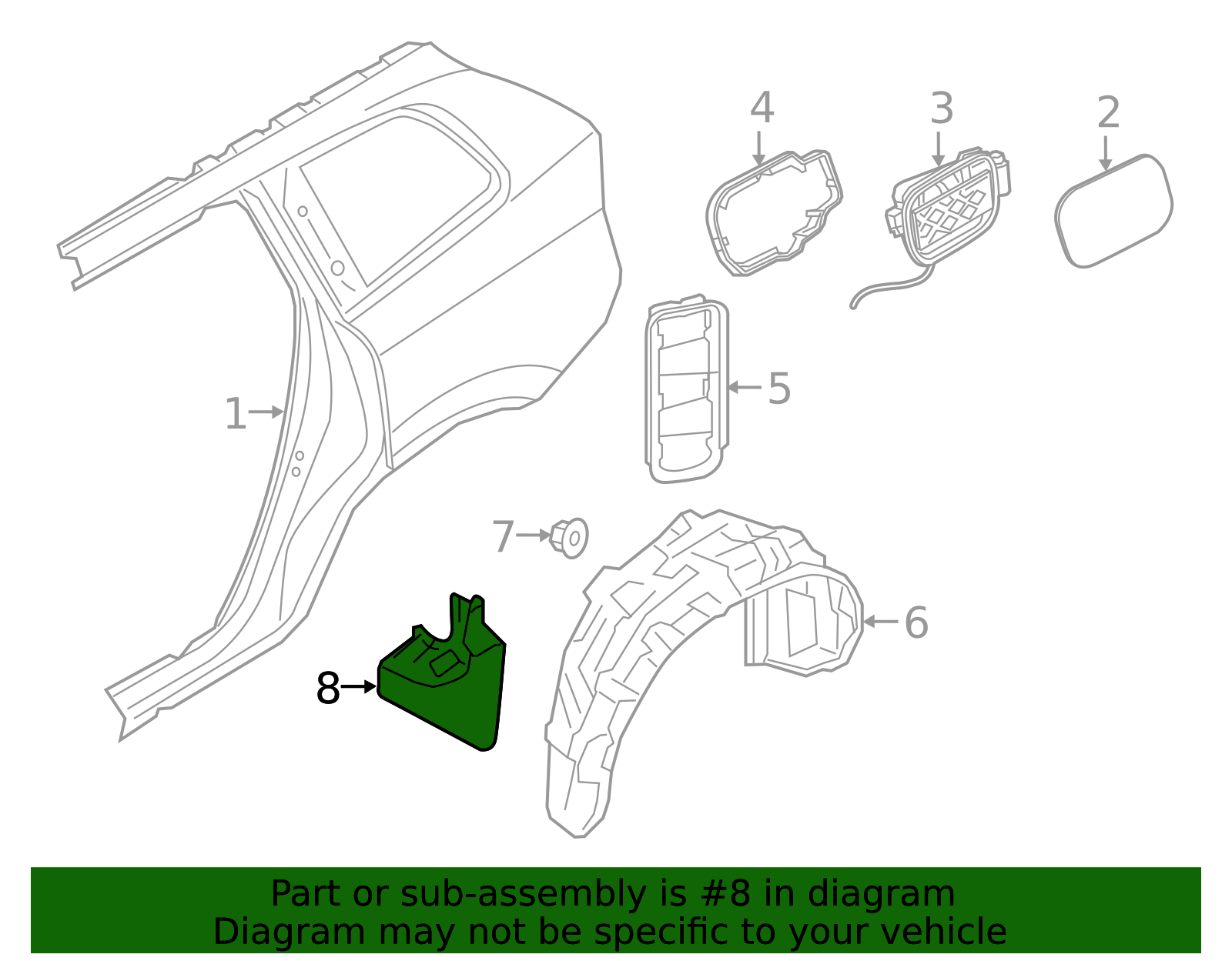 32392711 - Mud Flap OEM Euro Parts