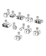 68572629AA - Electrical: Charging Port Usb for Mopar Image