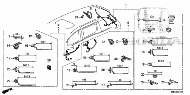Wire Harness (6) for 2021 Honda Odyssey #0