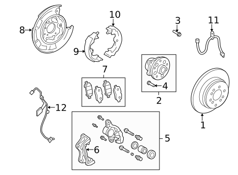 Parking Brake for 2010 Toyota Venza #1