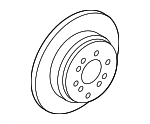 424310T010 - : Disc Brake Rotor (Rear) for Toyota: Venza Image