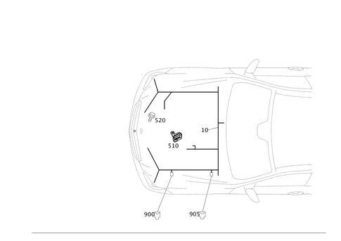 Body-Side Engine Wiring Harness for 2013 Mercedes-Benz E350 #0