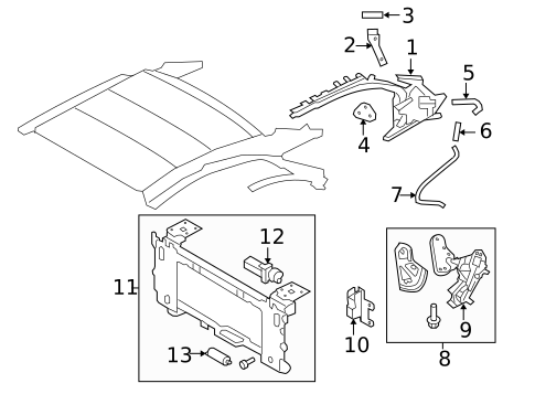 Top & Components for 2010 INFINITI G37 #0