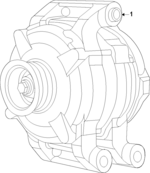 68533357AB - : Alternator for Jeep: Wrangler Image