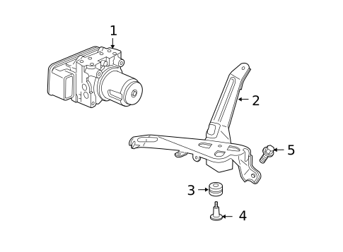 ABS Components for 2011 Acura TL #0