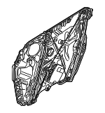 51335A3B5C7 - : 2023-2024 BMW XM - Window Regulator for BMW: XM Image