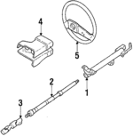 731411560 - Steering: Jacket for Subaru: Justy Image
